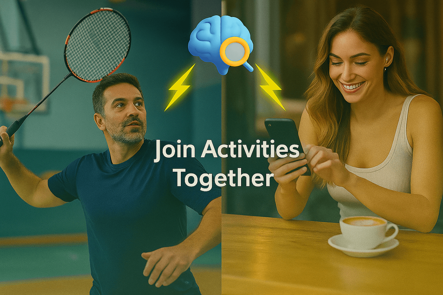 People enjoying activities together