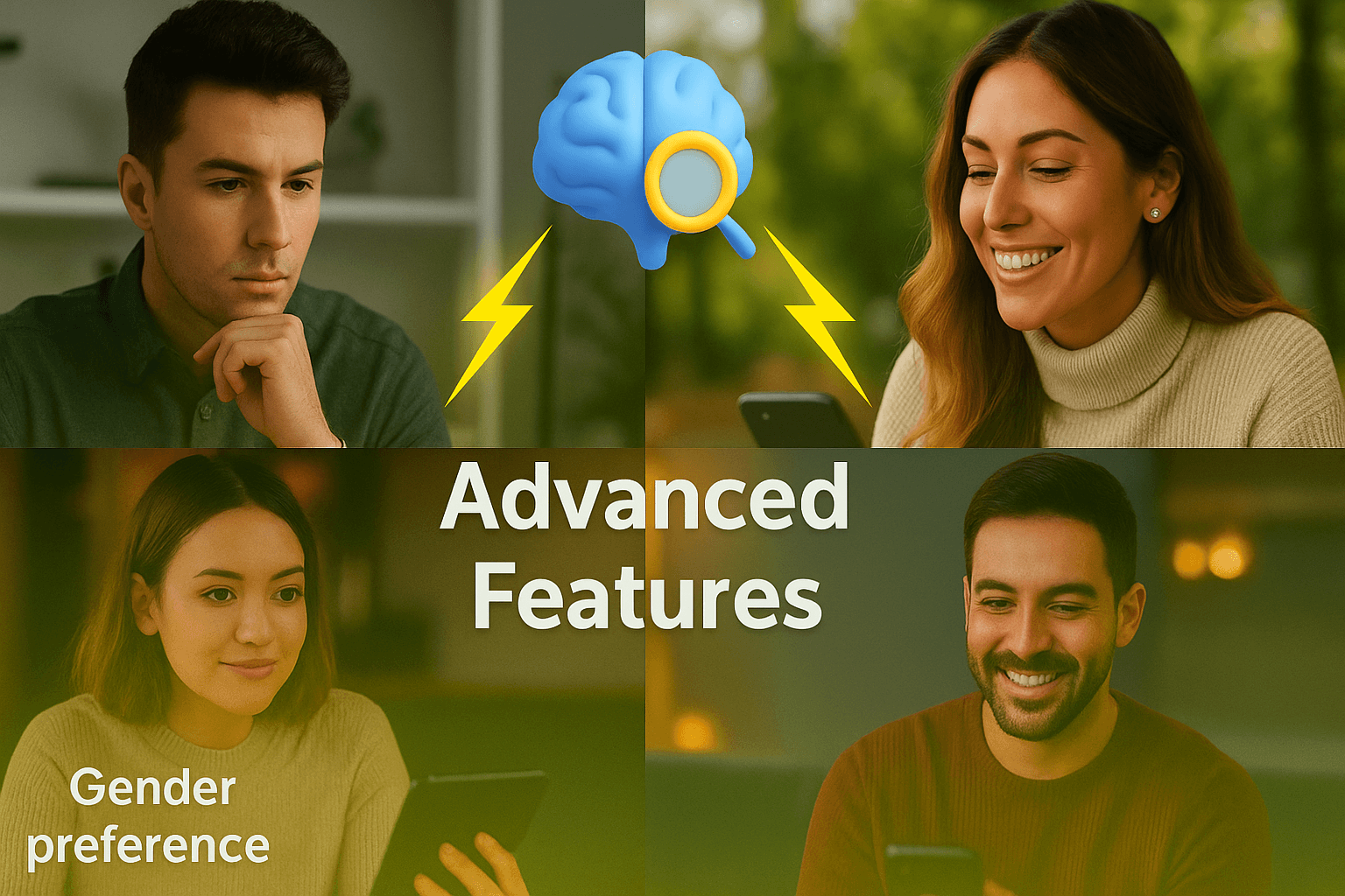 Advanced matching features illustration