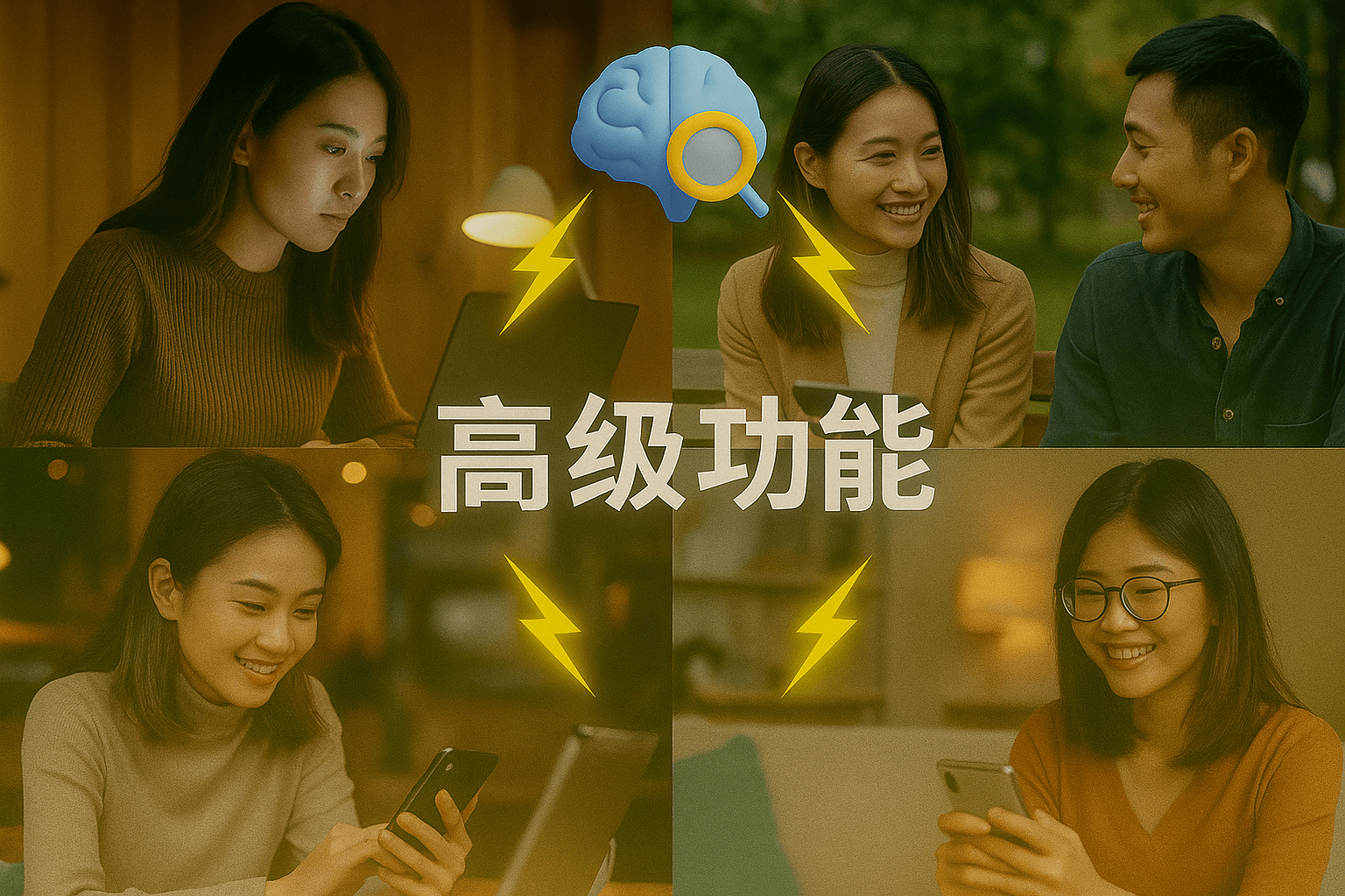 Advanced matching features illustration
